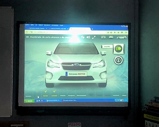 Nuestra gran pantalla del AULA VIRTUAL [Click]